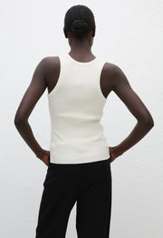Ribbed Tank - Ecru - Matteau